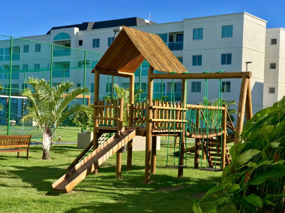 Flat Excelente Em Porto De Galinhas Palm Village Acqua Frente Para As Piscinas Ngoại thất bức ảnh