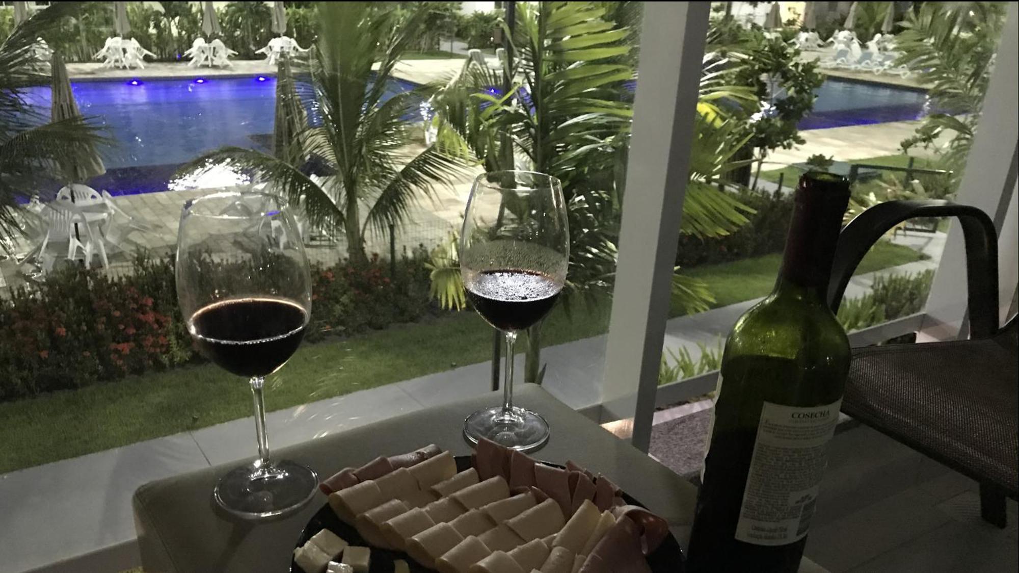 Flat Excelente Em Porto De Galinhas Palm Village Acqua Frente Para As Piscinas Ngoại thất bức ảnh