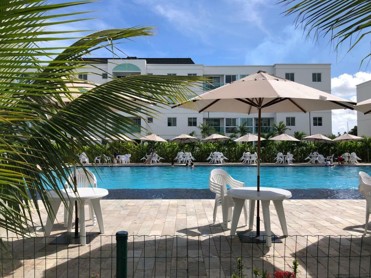 Flat Excelente Em Porto De Galinhas Palm Village Acqua Frente Para As Piscinas Ngoại thất bức ảnh