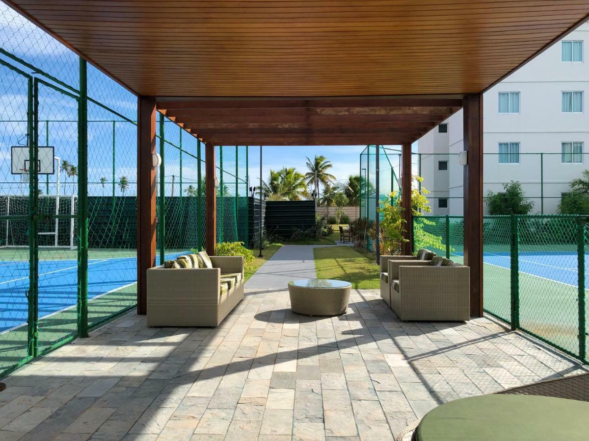 Flat Excelente Em Porto De Galinhas Palm Village Acqua Frente Para As Piscinas Ngoại thất bức ảnh