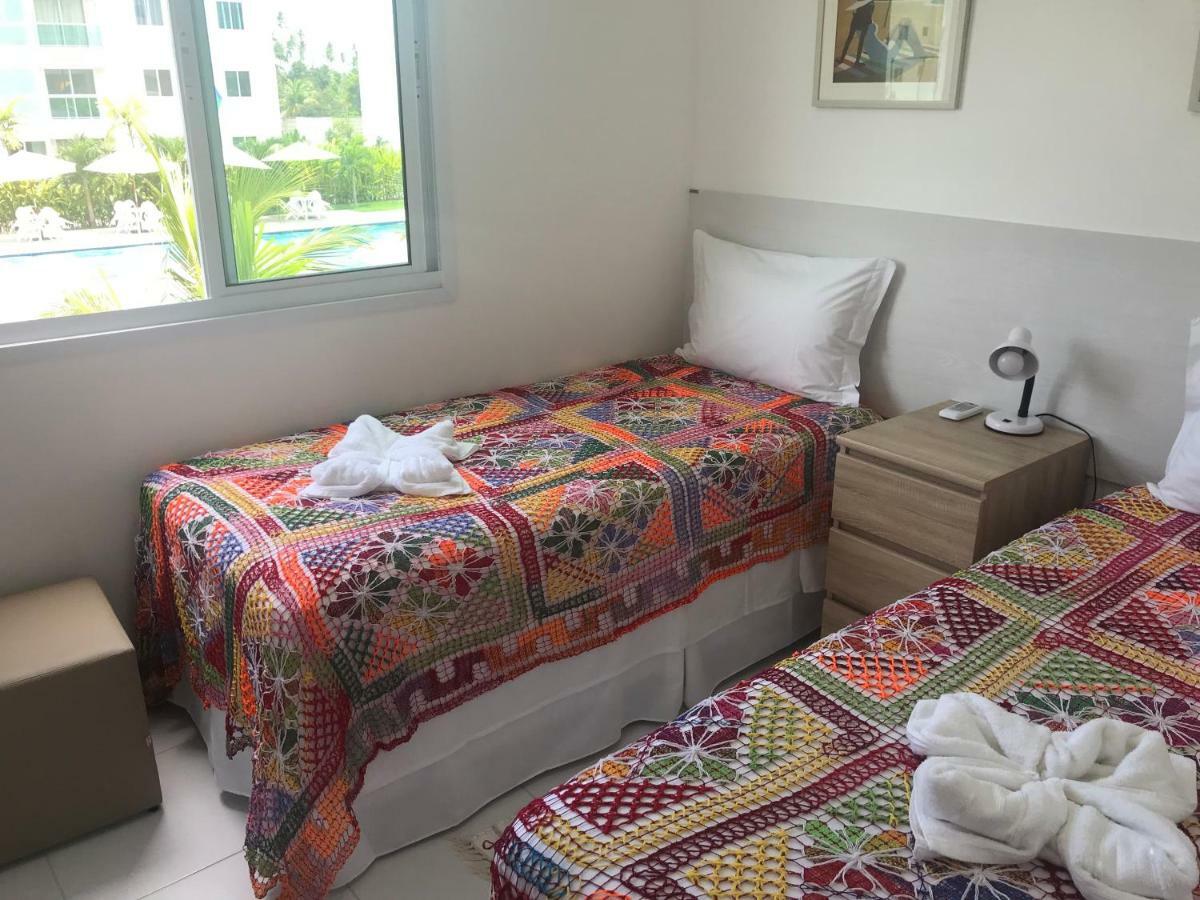 Flat Excelente Em Porto De Galinhas Palm Village Acqua Frente Para As Piscinas Ngoại thất bức ảnh